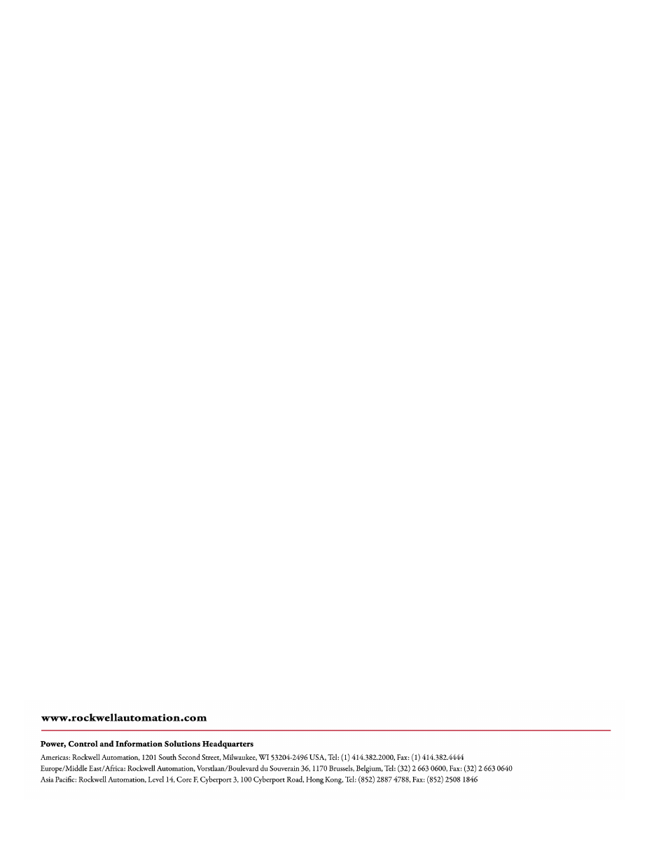 Rockwell Automation SP200  Input Mains Filter Model Number S20-MF1-Y014, S20-MF1-45P0, S20-MF1-49P5 User Manual | Page 4 / 4