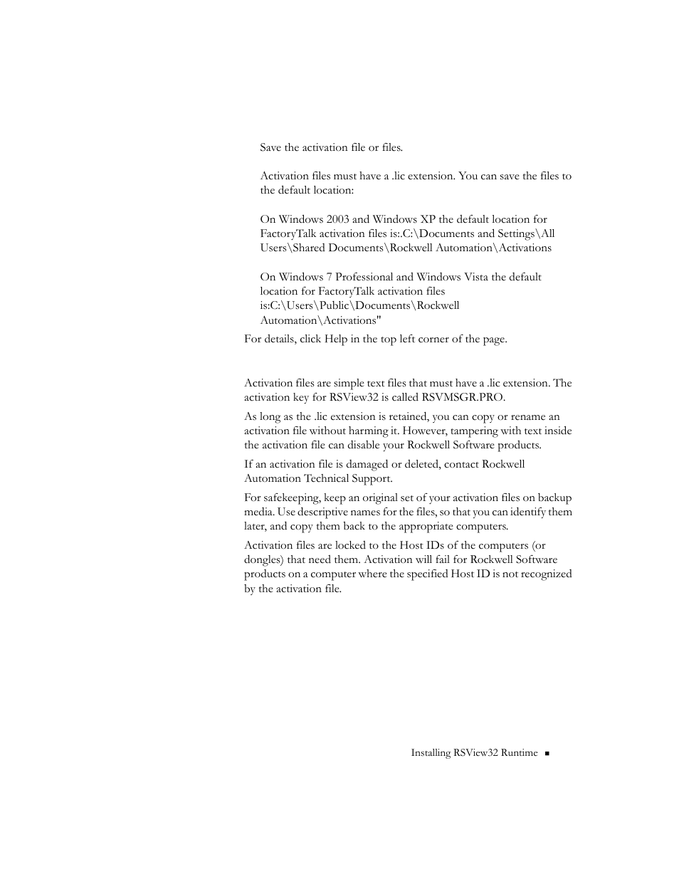 Rockwell Automation RSView32 Runtime Users Guide User Manual | Page 13 / 89