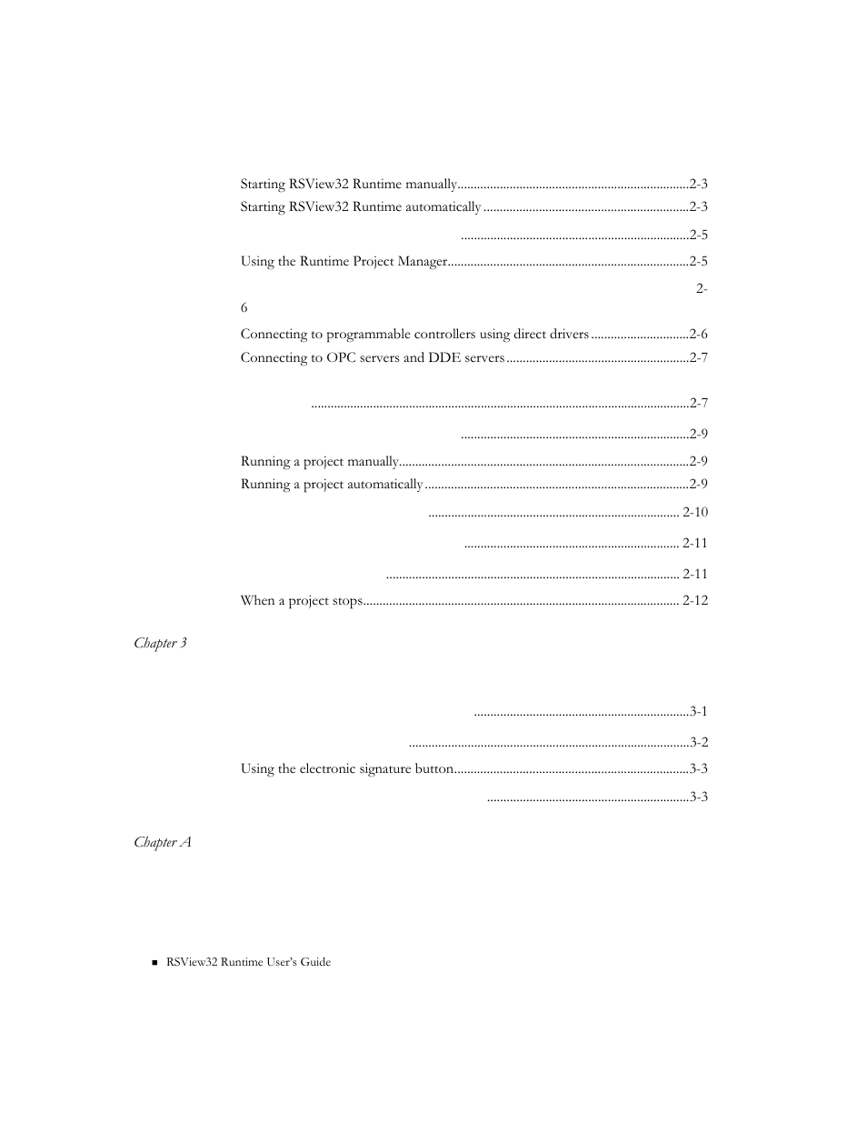 Rockwell Automation RSView32 Runtime Users Guide User Manual | Page 4 / 89