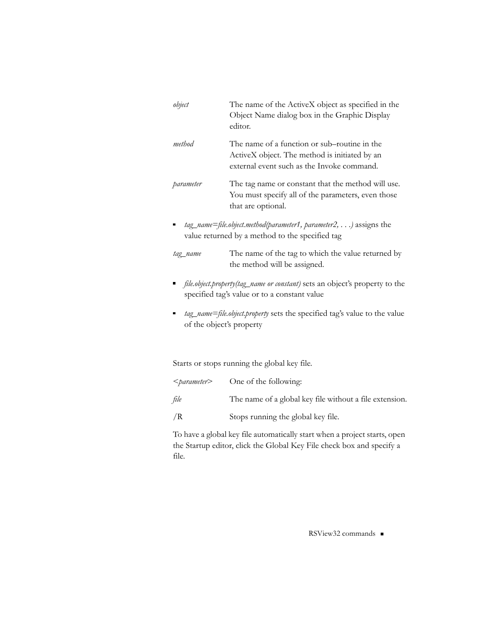 Rockwell Automation RSView32 Runtime Users Guide User Manual | Page 62 / 89