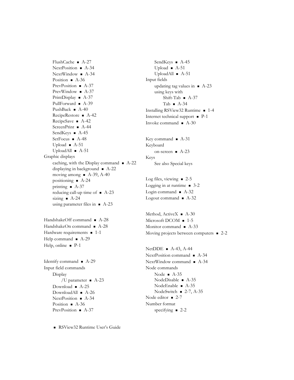 Rockwell Automation RSView32 Runtime Users Guide User Manual | Page 86 / 89