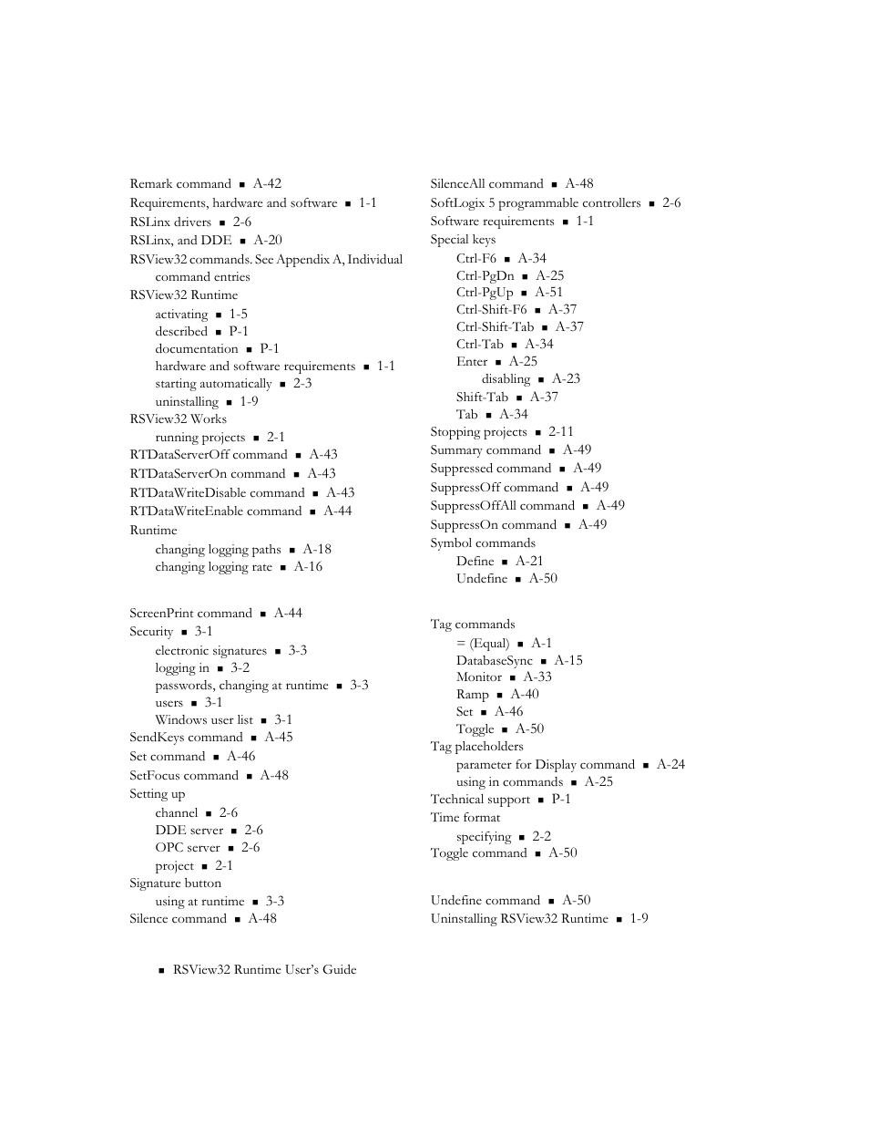 Rockwell Automation RSView32 Runtime Users Guide User Manual | Page 88 / 89