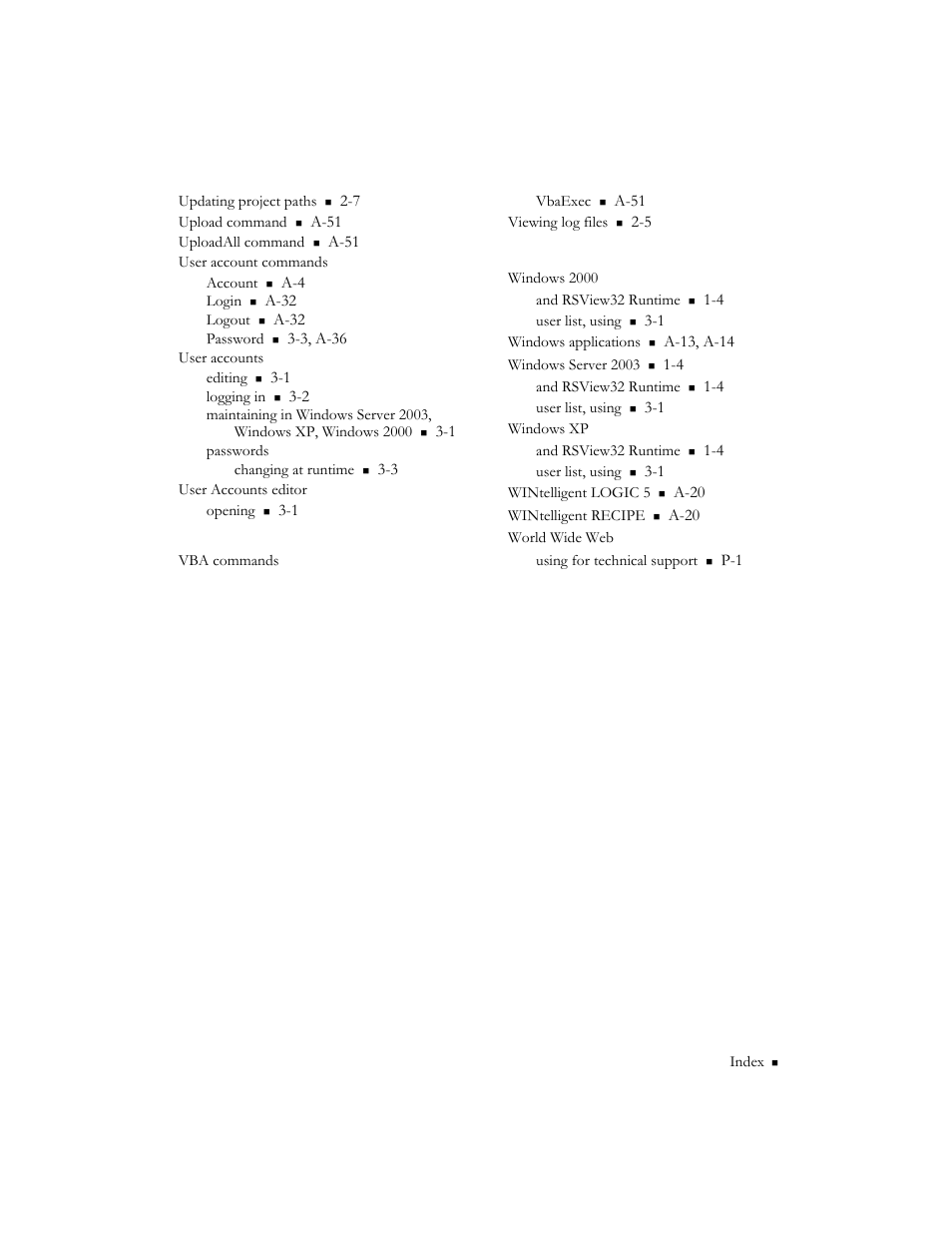 Rockwell Automation RSView32 Runtime Users Guide User Manual | Page 89 / 89