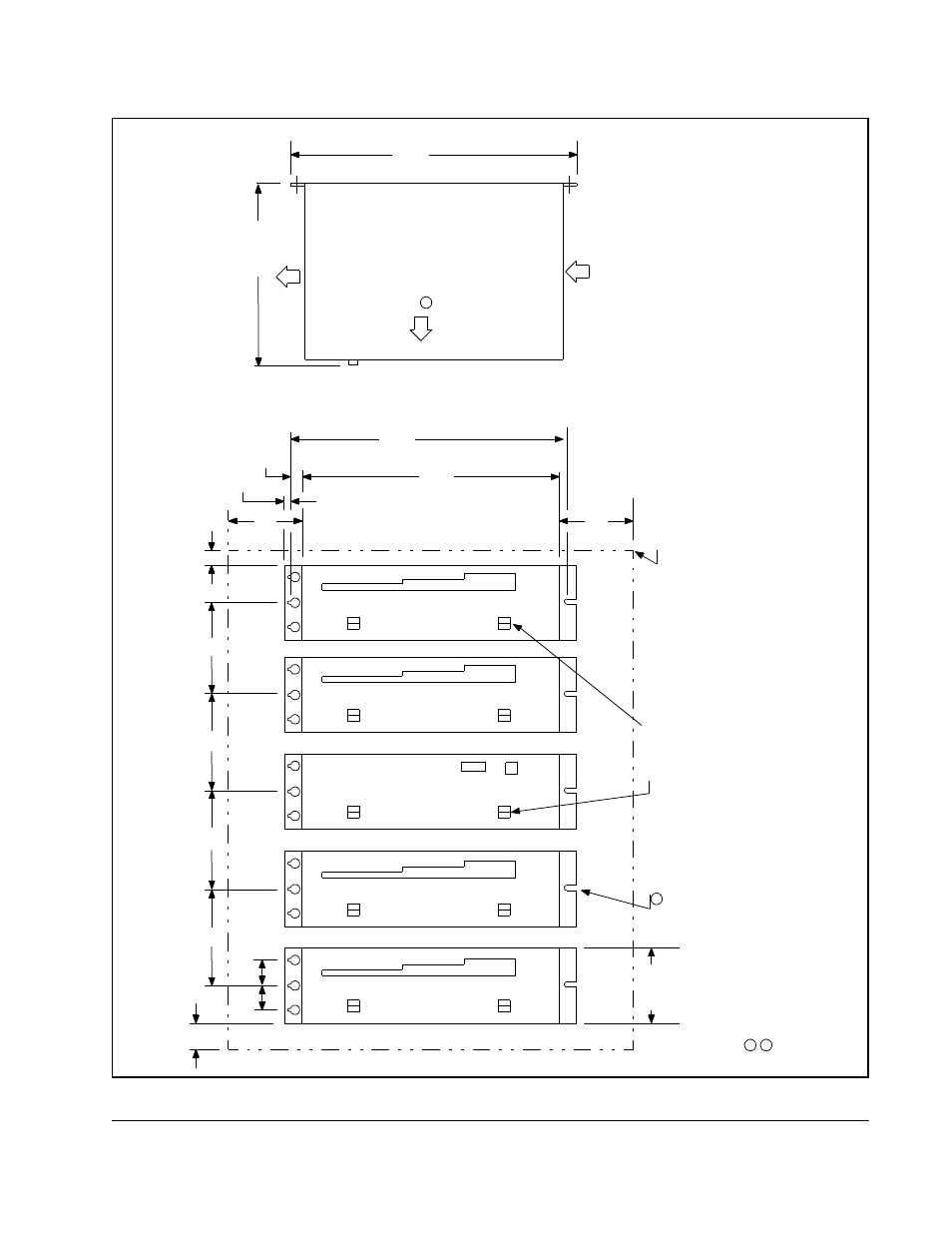 Fr on t v iew, Si de v ie w | Rockwell Automation SA500 AC Power Modules User Manual | Page 31 / 84