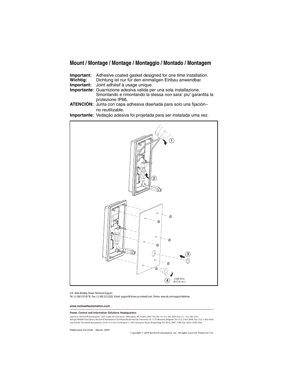 Rockwell Automation GV6000 Remote (Small) OIM User Manual | Page 4 / 4