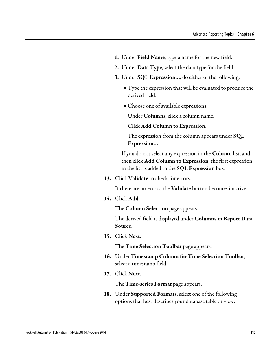 Rockwell Automation FactoryTalk Historian Classic User Guide User Manual | Page 113 / 164
