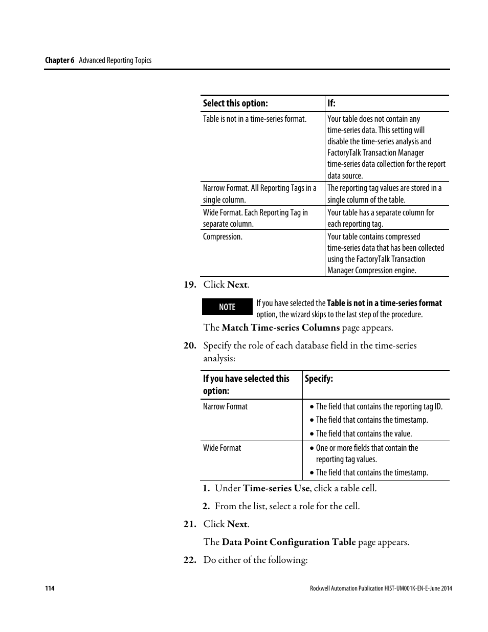 Rockwell Automation FactoryTalk Historian Classic User Guide User Manual | Page 114 / 164