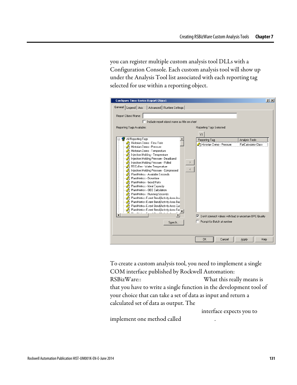 Rockwell Automation FactoryTalk Historian Classic User Guide User Manual | Page 131 / 164