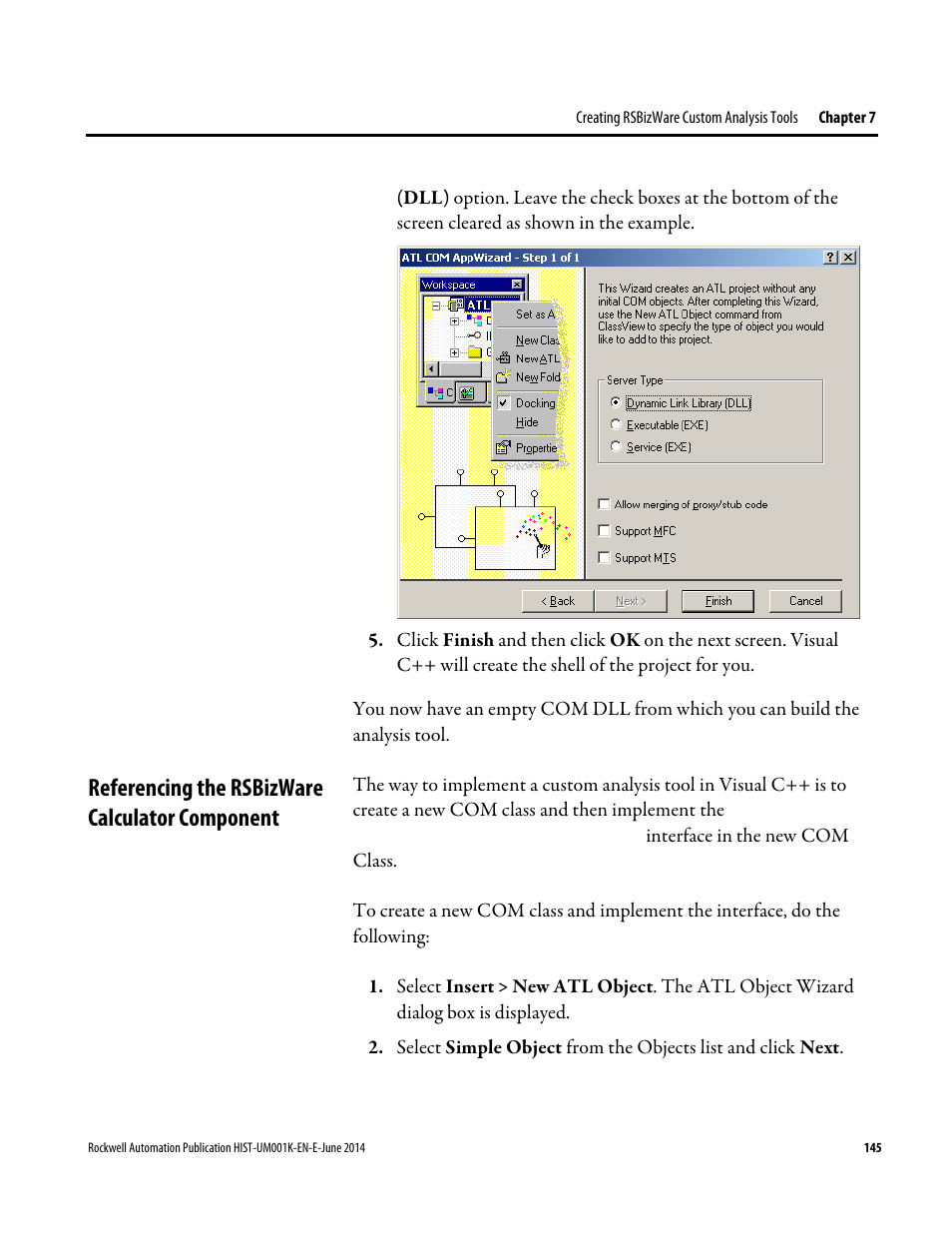 Referencing the rsbizware calculator component | Rockwell Automation FactoryTalk Historian Classic User Guide User Manual | Page 145 / 164