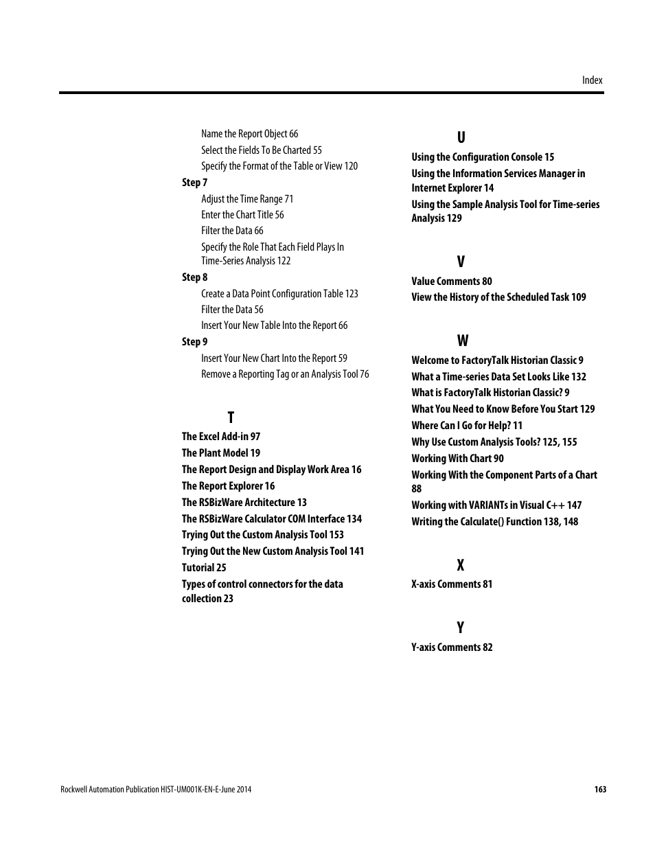 Rockwell Automation FactoryTalk Historian Classic User Guide User Manual | Page 163 / 164