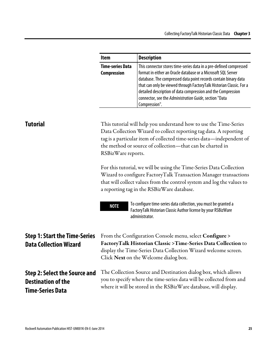 Tutorial | Rockwell Automation FactoryTalk Historian Classic User Guide User Manual | Page 25 / 164