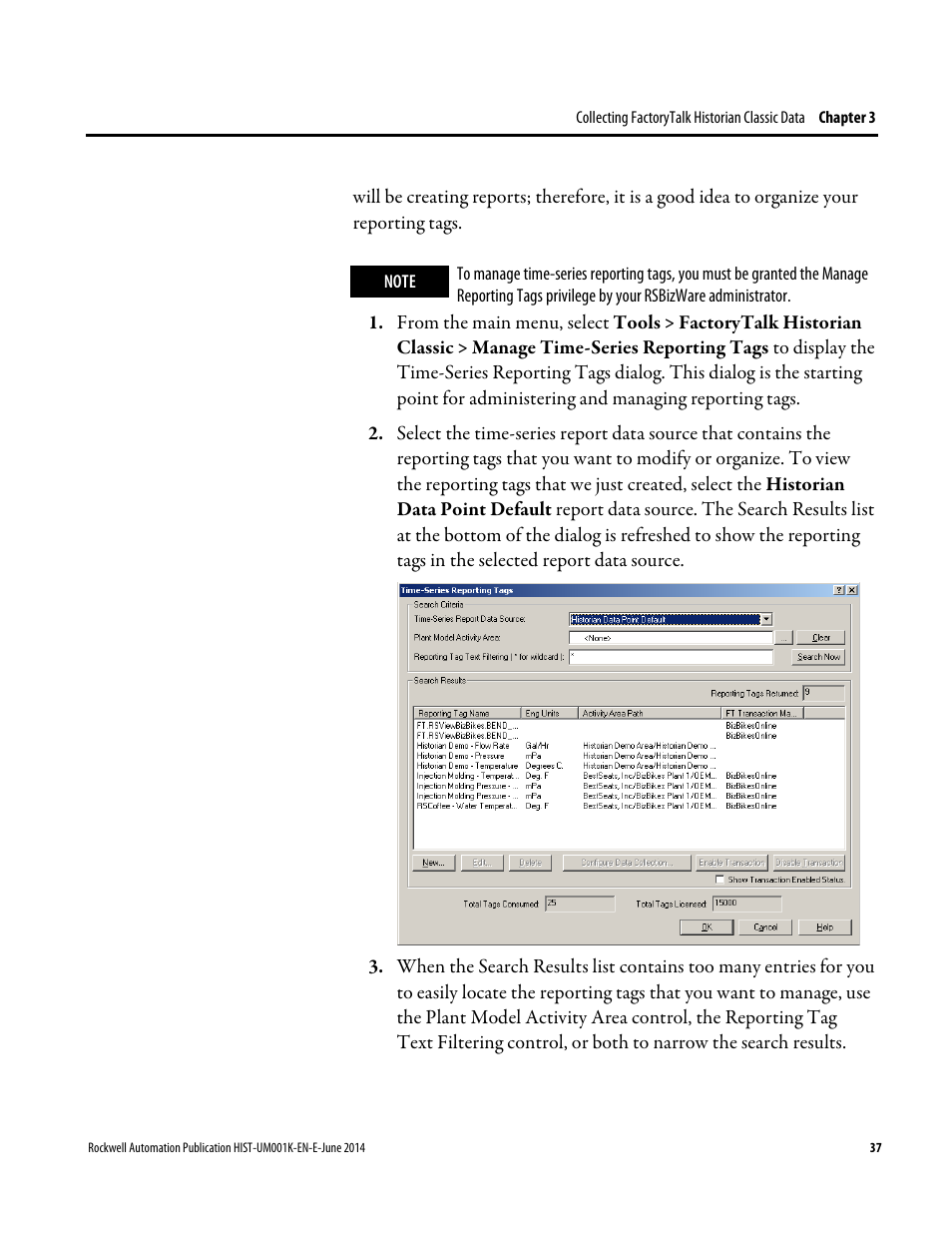 Rockwell Automation FactoryTalk Historian Classic User Guide User Manual | Page 37 / 164