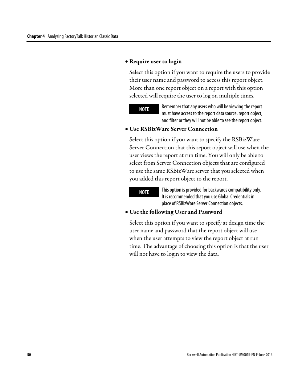 Rockwell Automation FactoryTalk Historian Classic User Guide User Manual | Page 50 / 164