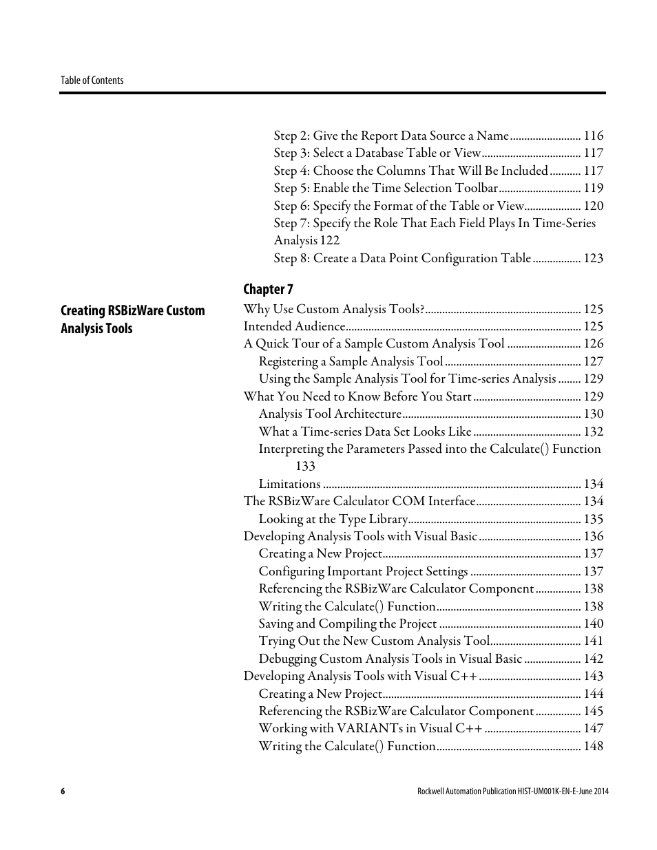 Rockwell Automation FactoryTalk Historian Classic User Guide User Manual | Page 6 / 164