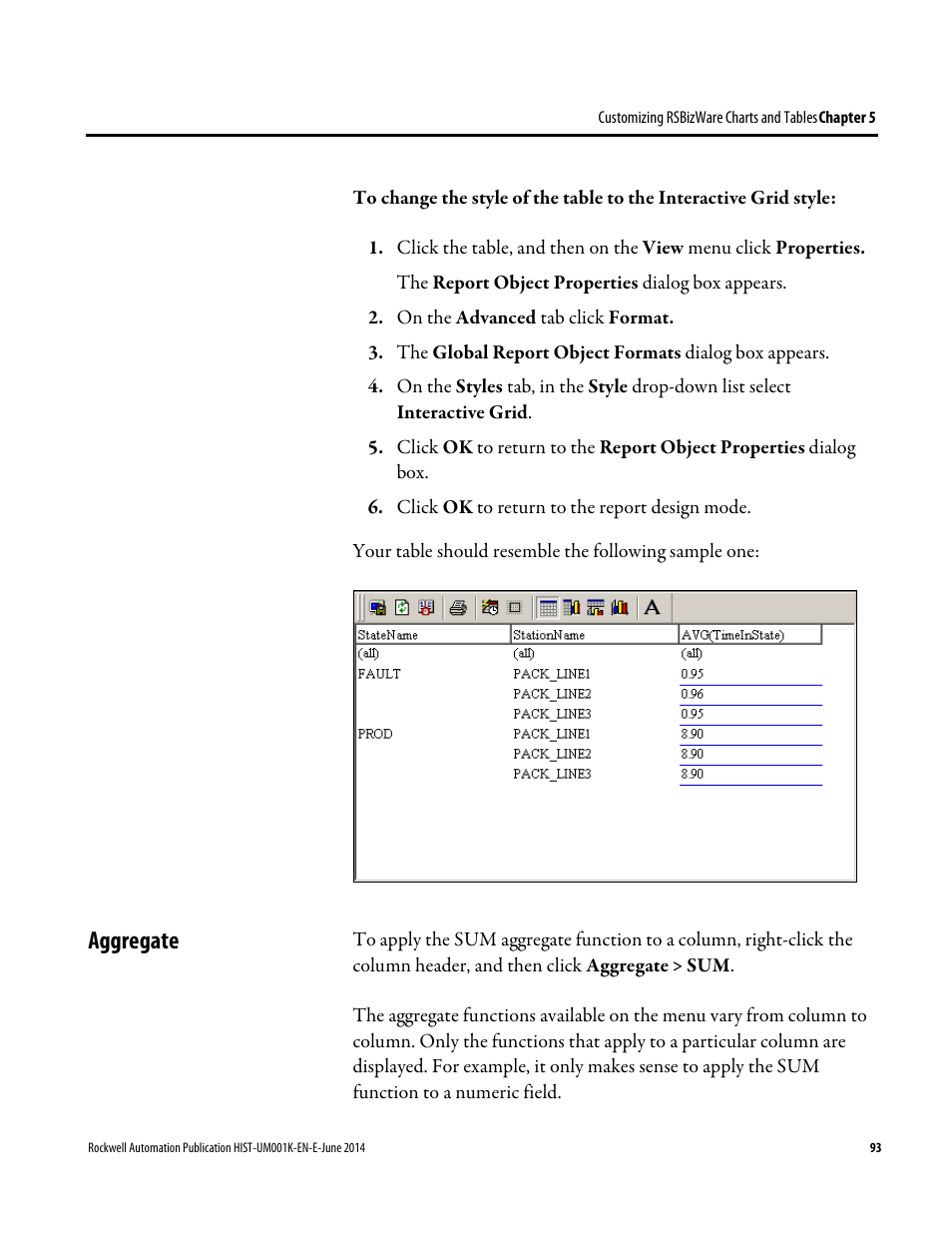 Aggregate | Rockwell Automation FactoryTalk Historian Classic User Guide User Manual | Page 93 / 164