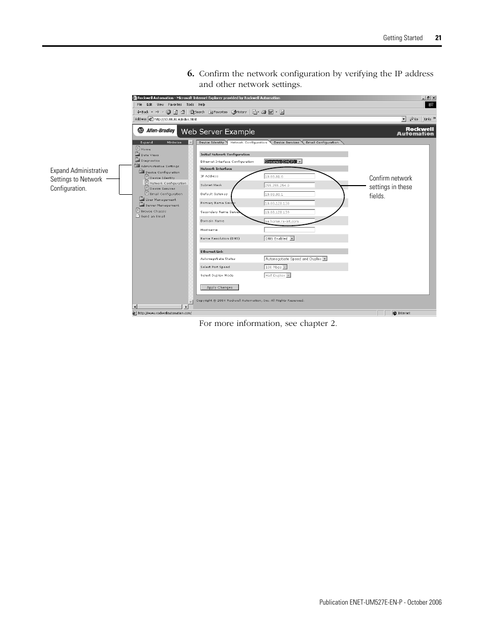 Rockwell Automation 1768-EWEB EtherNet/IP Web Server Module User Manual User Manual | Page 21 / 170