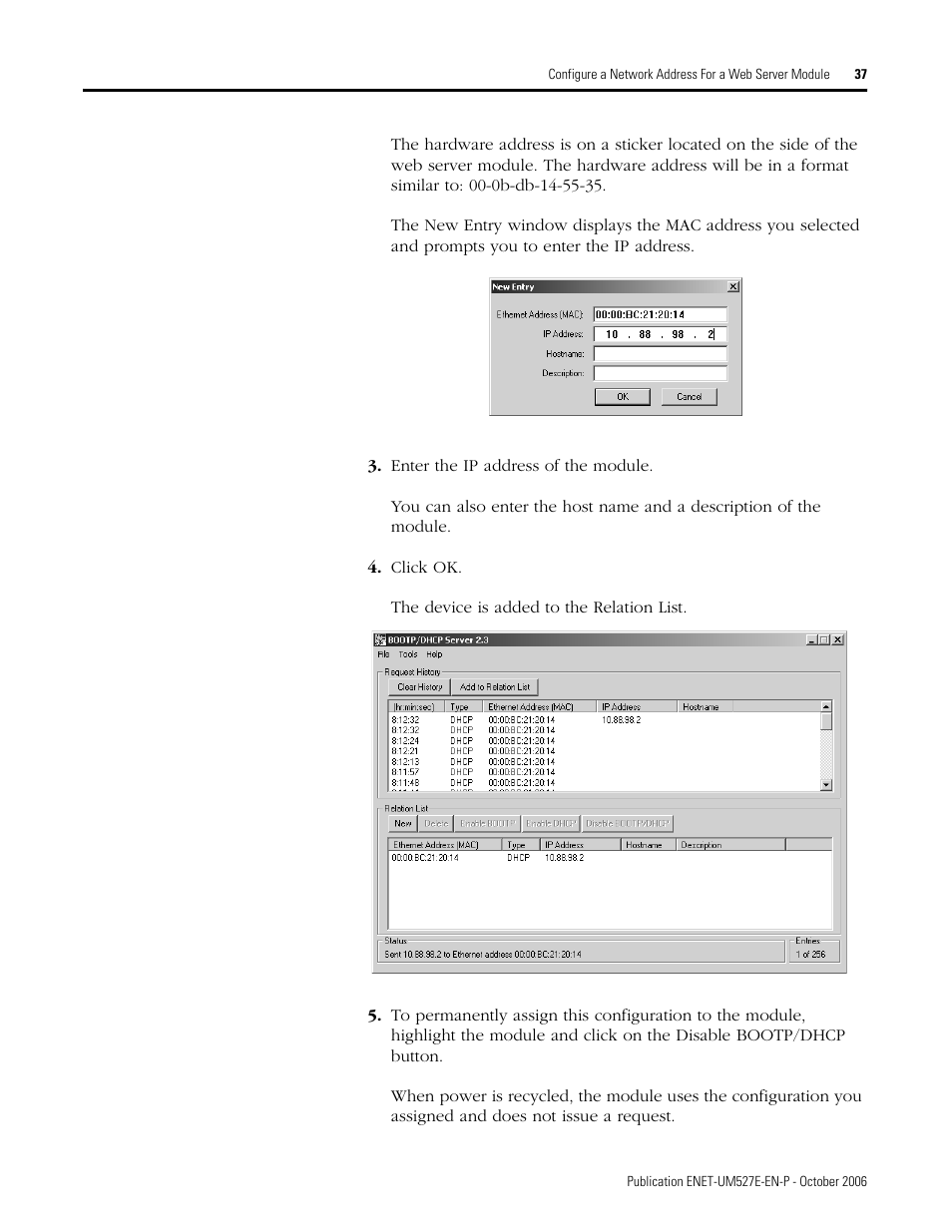 Rockwell Automation 1768-EWEB EtherNet/IP Web Server Module User Manual User Manual | Page 37 / 170