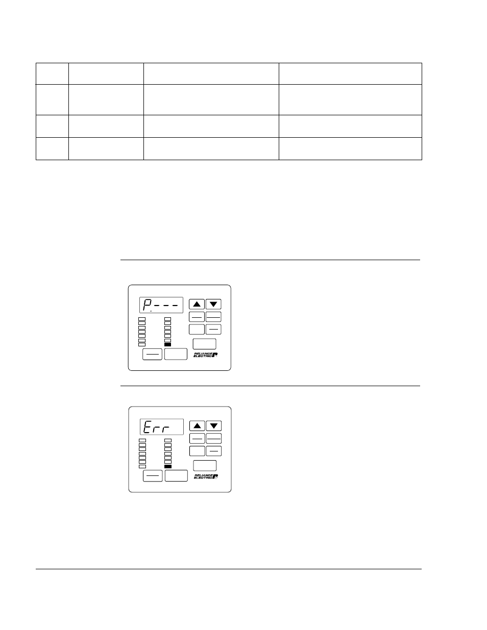 Step 2. press the ¥ key until err is displayed | Rockwell Automation GV3000/SE 230VAC 30-100HP GP & Vector Drive V6.04 Start-Up and Reference Manual User Manual | Page 184 / 224