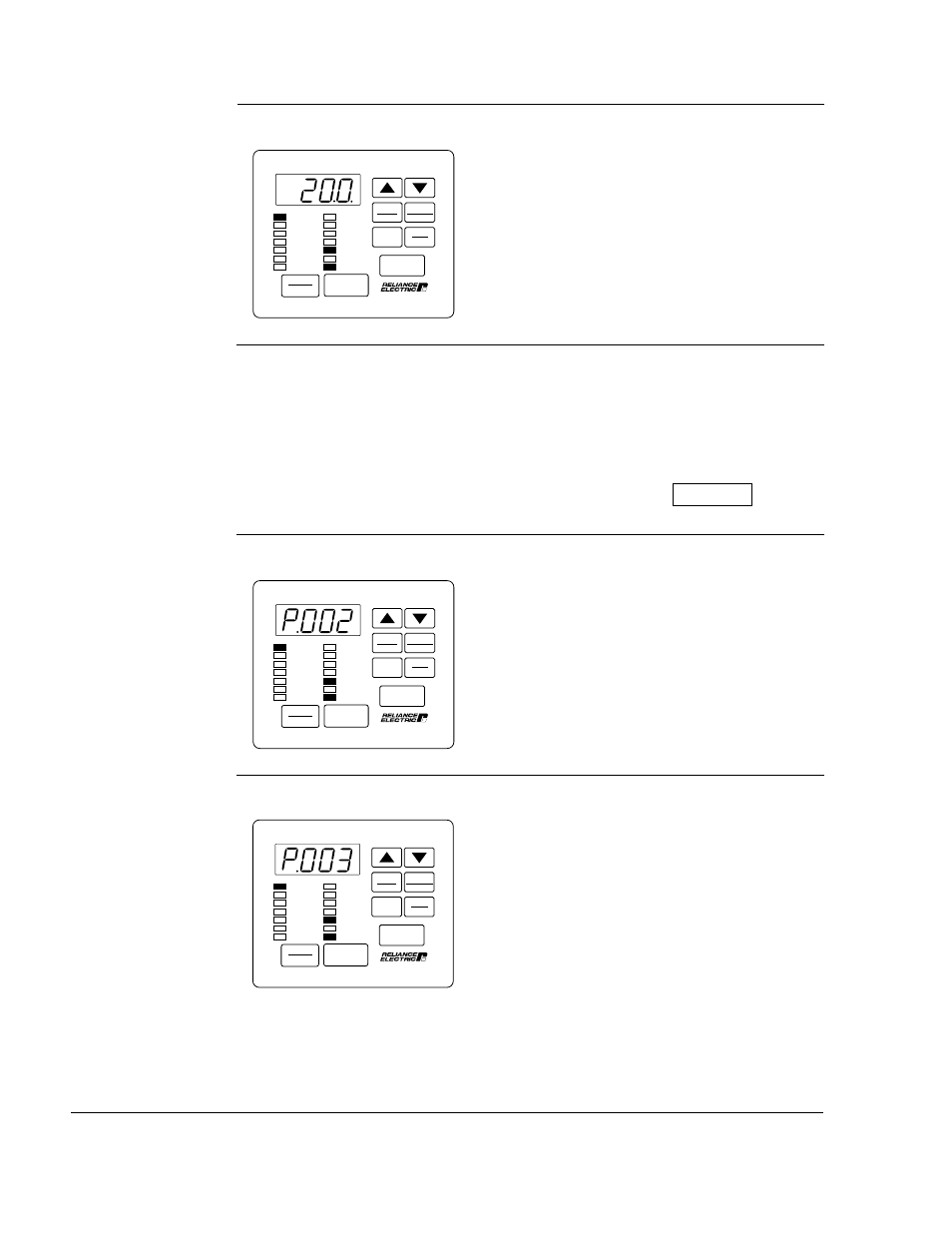 This parameter sets the minimum speed in hz | Rockwell Automation GV3000/SE 230VAC 30-100HP GP & Vector Drive V6.04 Start-Up and Reference Manual User Manual | Page 20 / 224