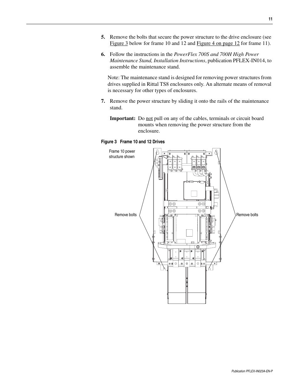 Rockwell Automation 20D PowerFlex 700S and 700H Frame 10...12 Rectifier Module Replacement Kit User Manual | Page 11 / 50