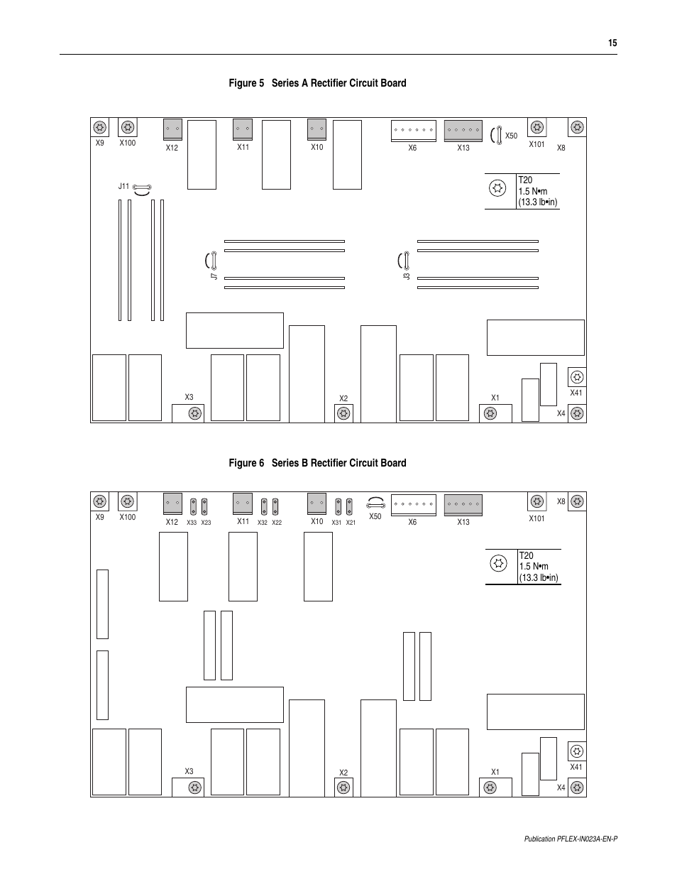Rockwell Automation 20D PowerFlex 700S and 700H Frame 10...12 Rectifier Module Replacement Kit User Manual | Page 15 / 50