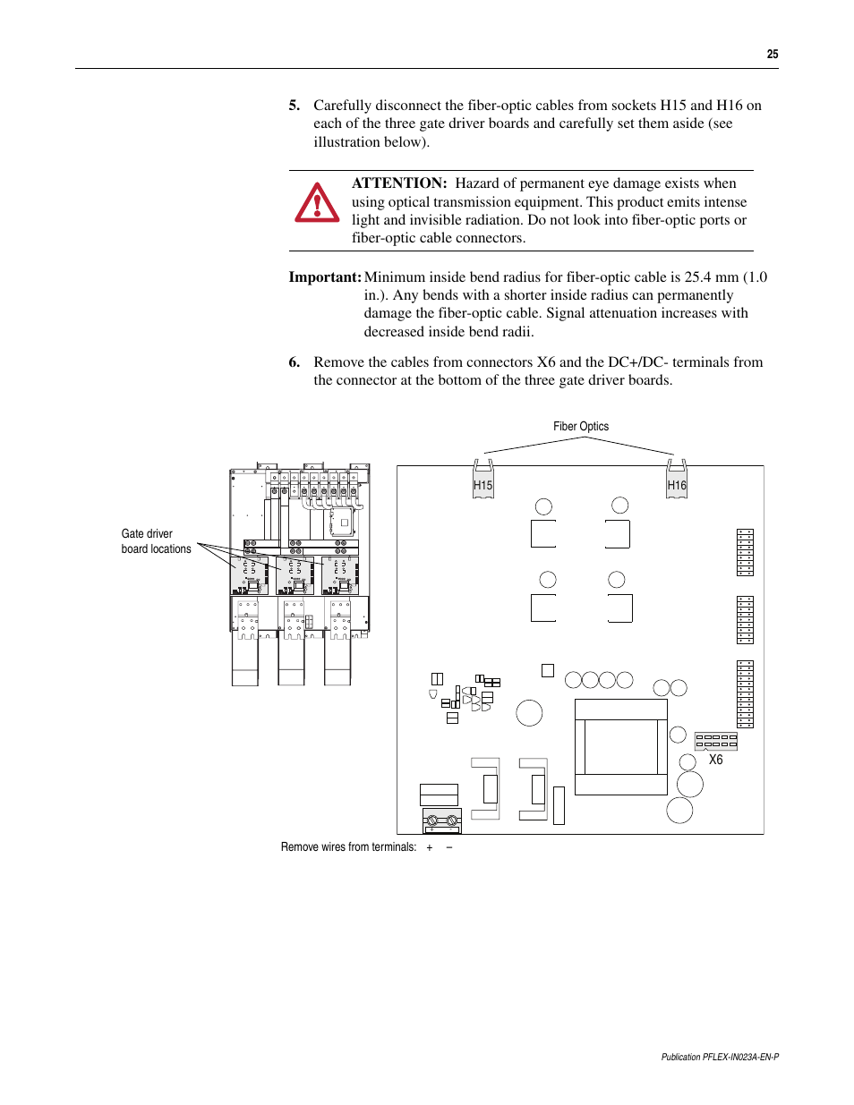 Rockwell Automation 20D PowerFlex 700S and 700H Frame 10...12 Rectifier Module Replacement Kit User Manual | Page 25 / 50
