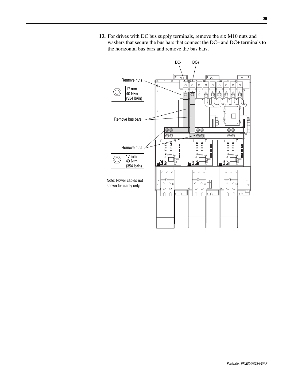 Rockwell Automation 20D PowerFlex 700S and 700H Frame 10...12 Rectifier Module Replacement Kit User Manual | Page 29 / 50