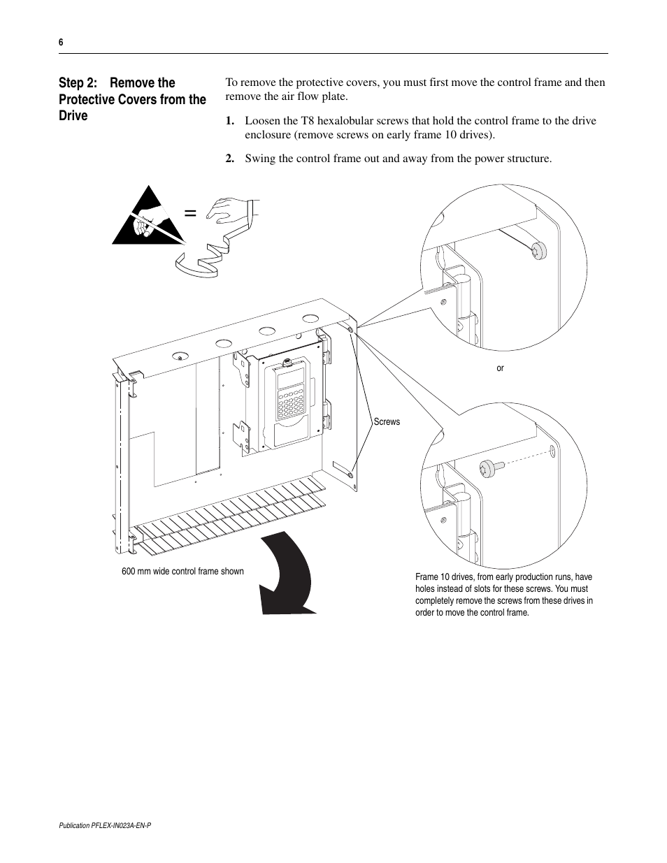 Rockwell Automation 20D PowerFlex 700S and 700H Frame 10...12 Rectifier Module Replacement Kit User Manual | Page 6 / 50