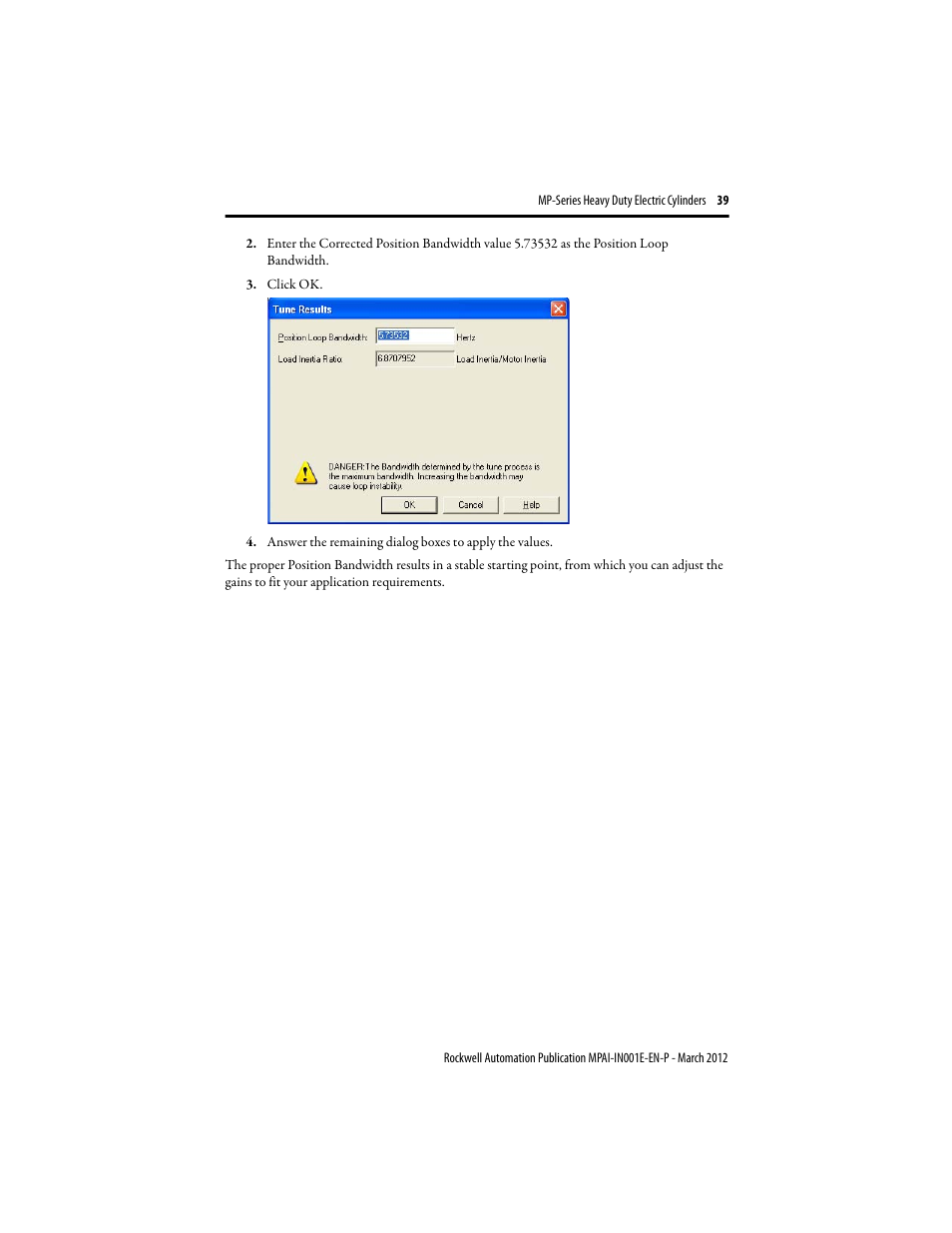 Rockwell Automation MPAI Heavy Duty Electric Cylinders User Manual | Page 39 / 68