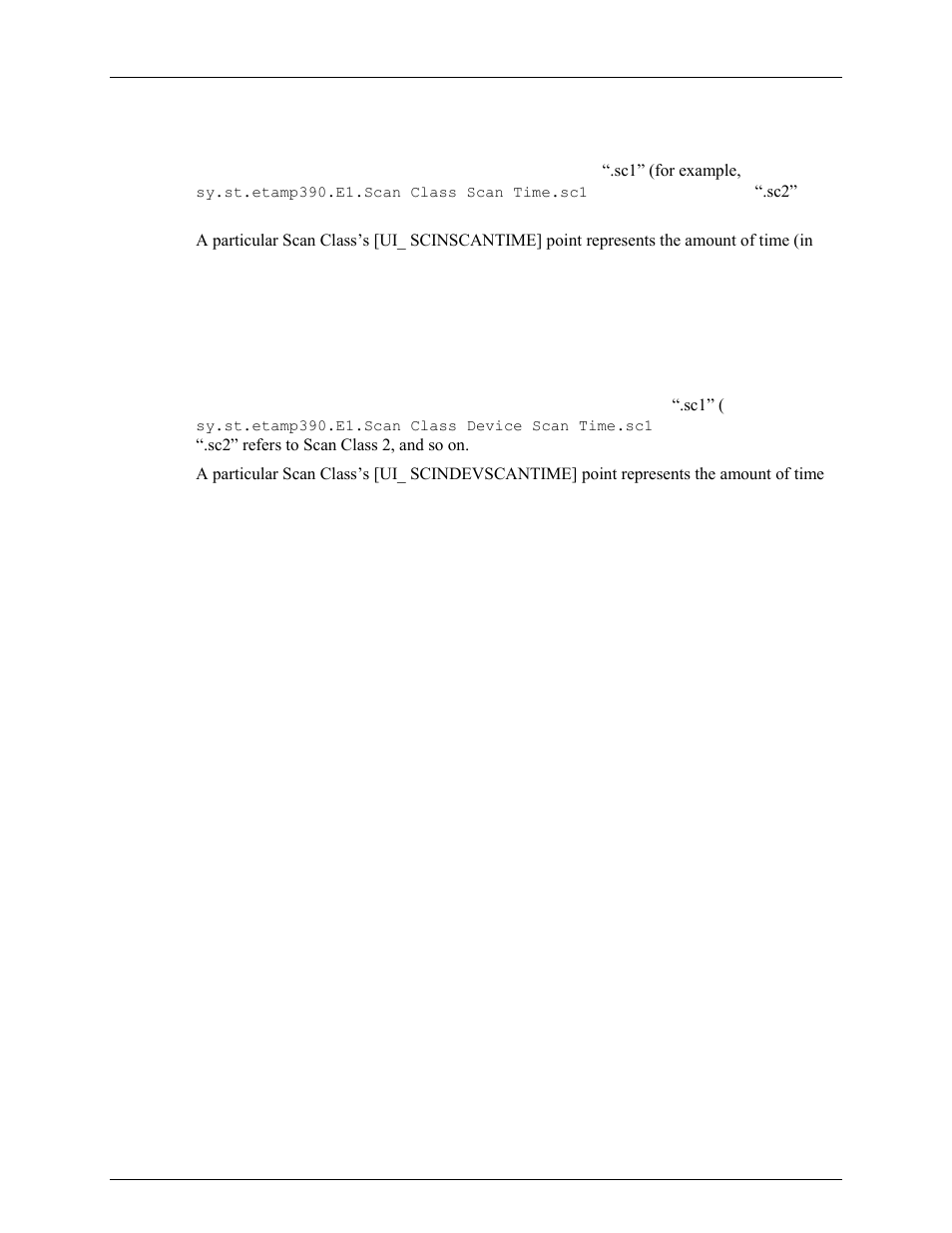 Ui_scinscantime, Ui_scindevscantime, I/o rate point | Rockwell Automation FactoryTalk Historian SE 3.0 H2H Interface User Guide User Manual | Page 137 / 156