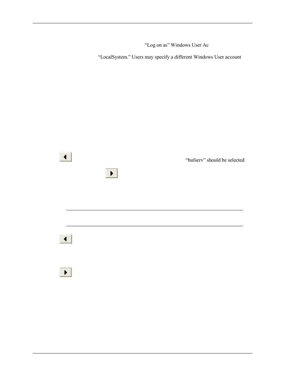 Log on as, Password, Confirm password | Dependencies, Add button, Remove button, Startup type | Rockwell Automation FactoryTalk Historian SE 3.0 H2H Interface User Guide User Manual | Page 40 / 156
