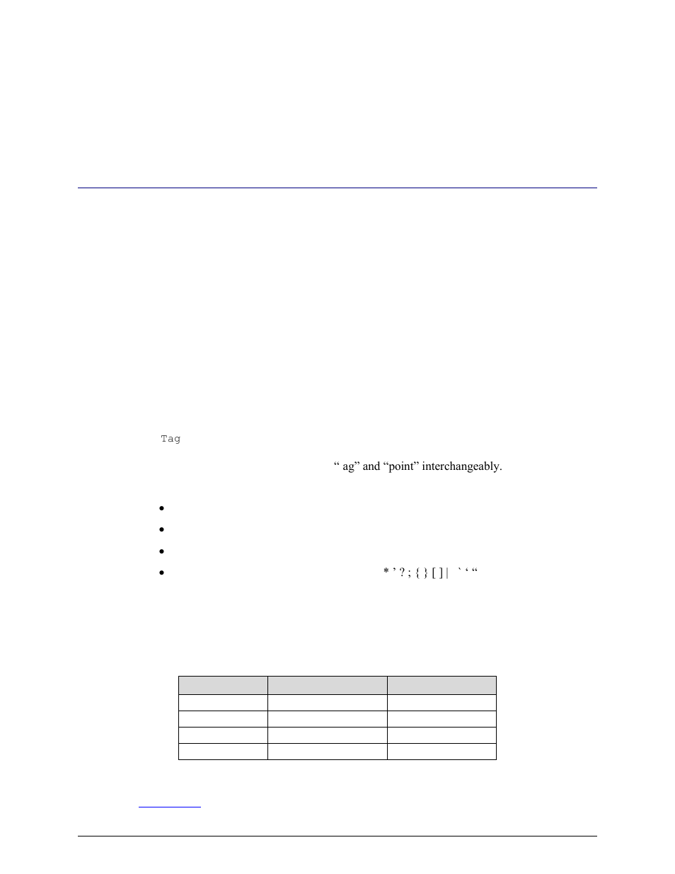 Chapter 6. historian point configuration, Point attributes, Length | Chapter 6, Historian point configuration | Rockwell Automation FactoryTalk Historian SE 3.0 H2H Interface User Guide User Manual | Page 45 / 156