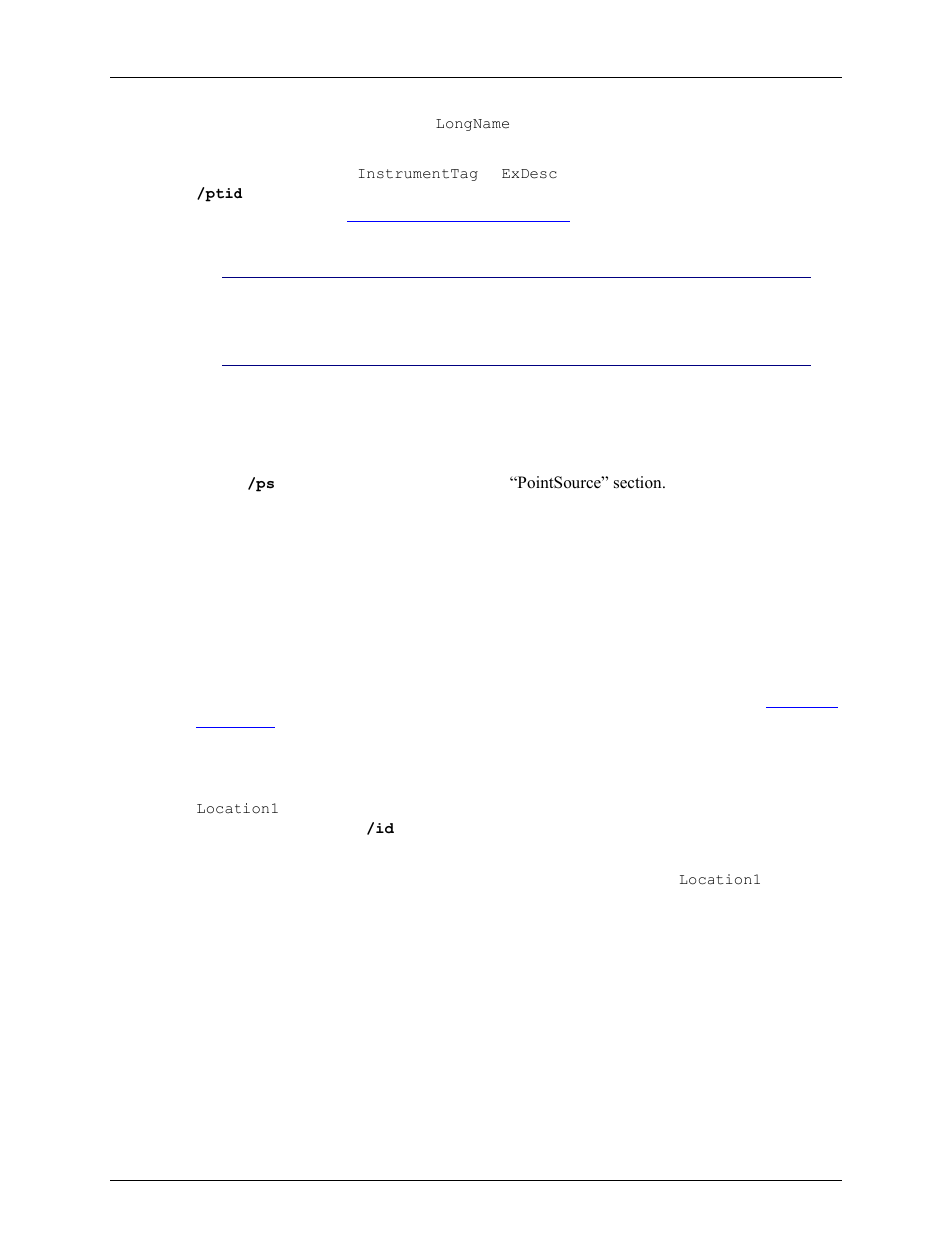 Pointsource, Pointtype, Location1 | Rockwell Automation FactoryTalk Historian SE 3.0 H2H Interface User Guide User Manual | Page 46 / 156