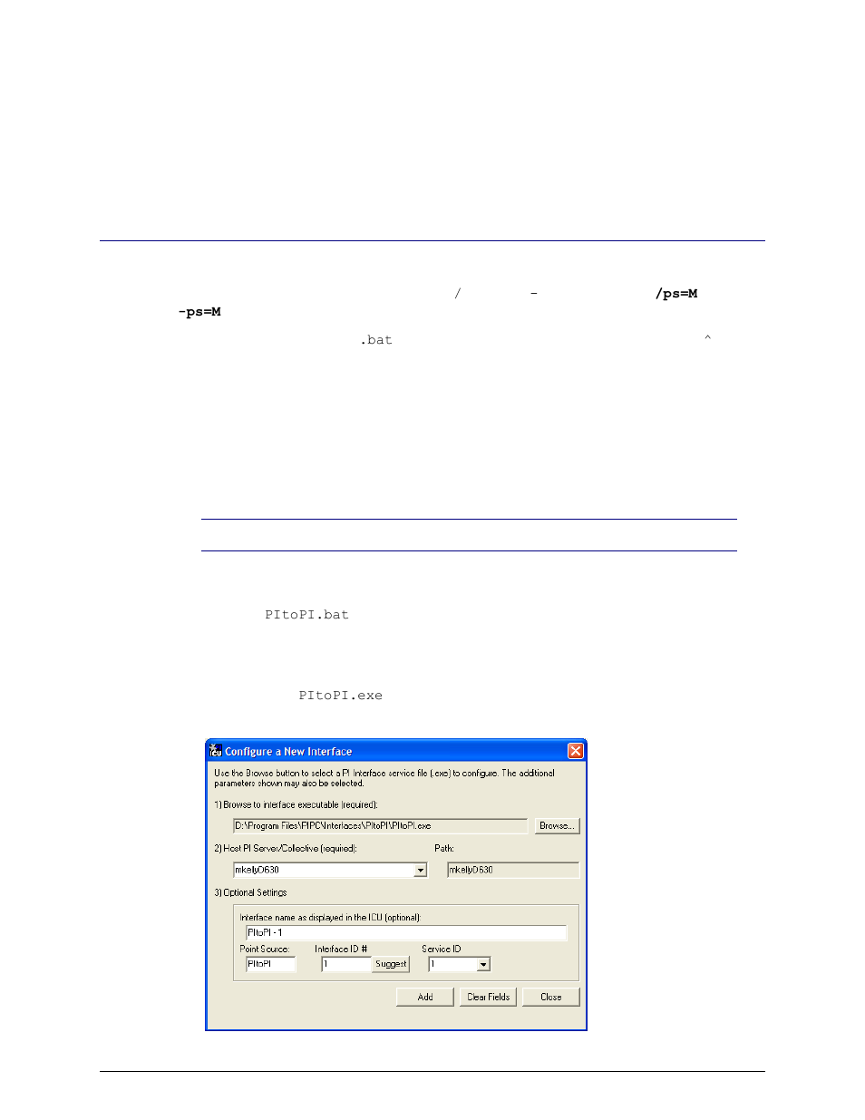 Chapter 8. startup command file, Configuring the interface with icu, Chapter 8 | Startup command file | Rockwell Automation FactoryTalk Historian SE 3.0 H2H Interface User Guide User Manual | Page 57 / 156