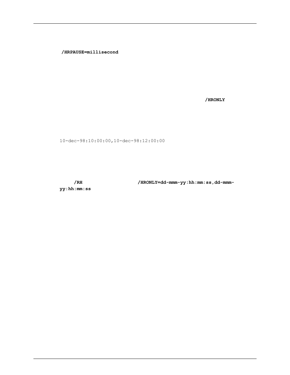 Millisecond pause between history calls | Rockwell Automation FactoryTalk Historian SE 3.0 H2H Interface User Guide User Manual | Page 63 / 156