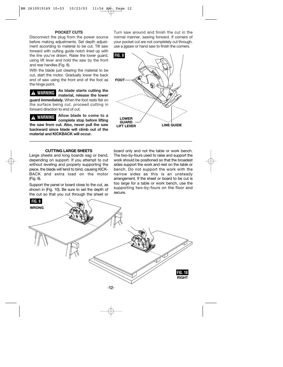 Bosch CS20 User Manual | Page 12 / 44