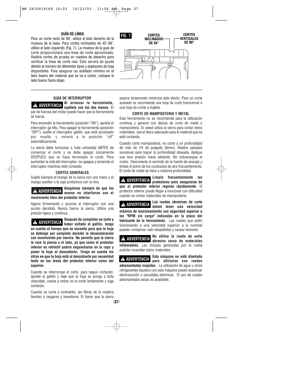 Bosch CS20 User Manual | Page 37 / 44