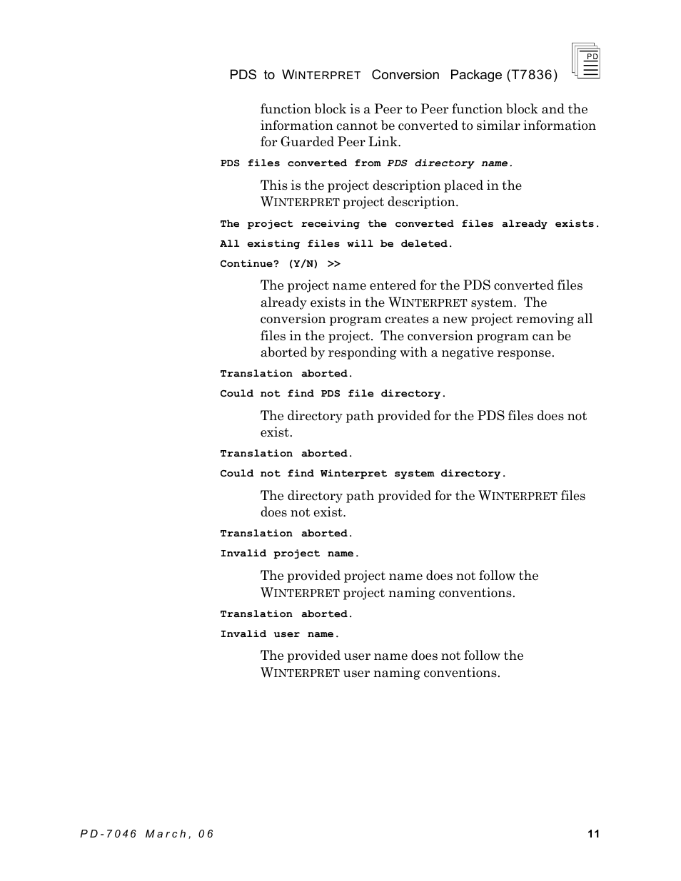 Rockwell Automation T7836 ICS Regent+Plus PDS to Winternet Conversion Package User Manual | Page 11 / 12