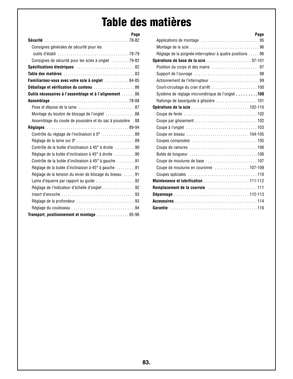 Bosch 4410L User Manual | Page 83 / 116