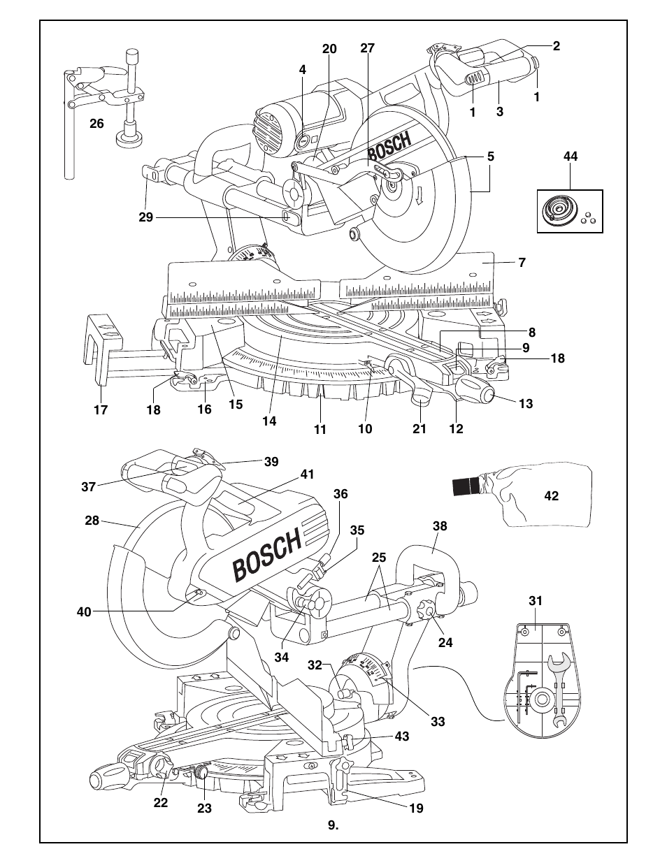 Bosch 4410L User Manual | Page 9 / 116