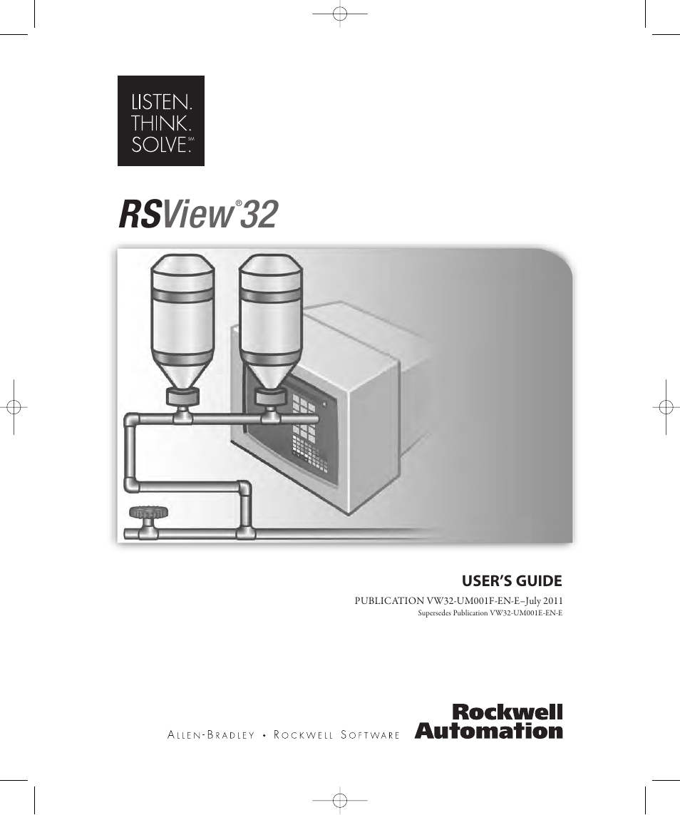 Rockwell Automation 9301 Series RSView32 Users Guide User Manual | 769 pages