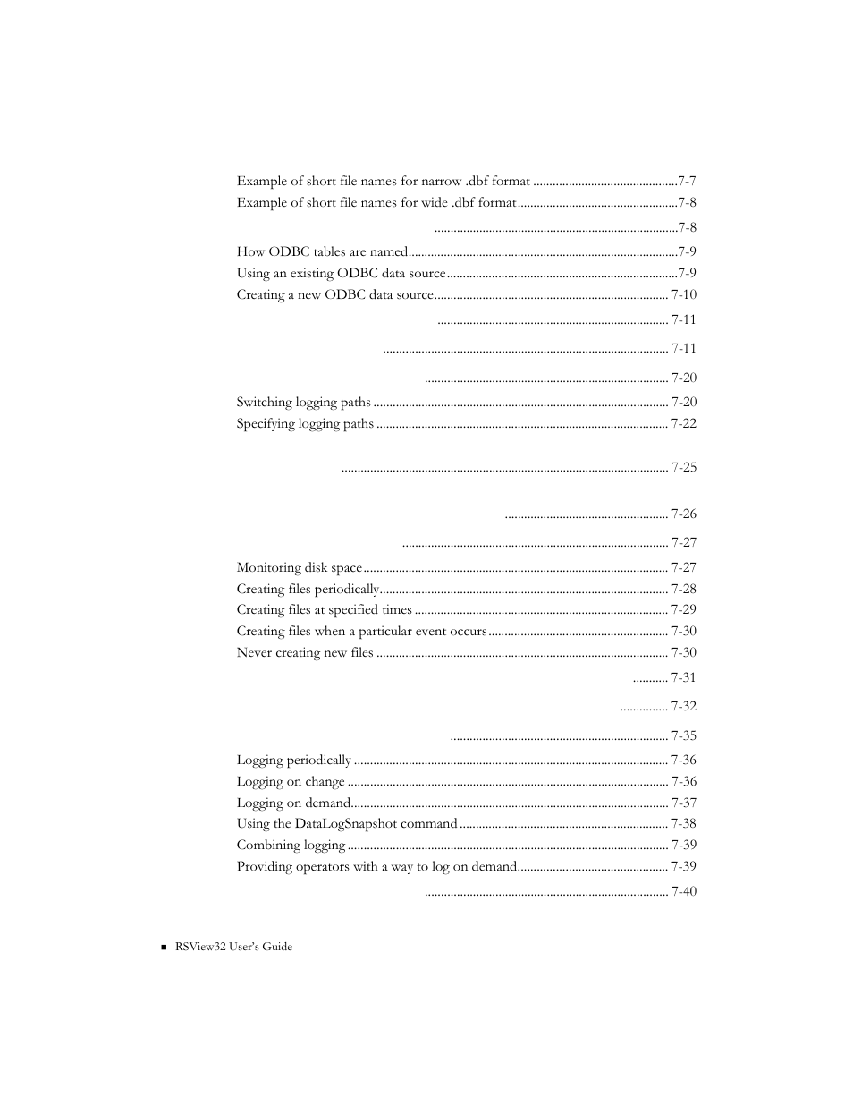 Rockwell Automation 9301 Series RSView32 Users Guide User Manual | Page 10 / 769