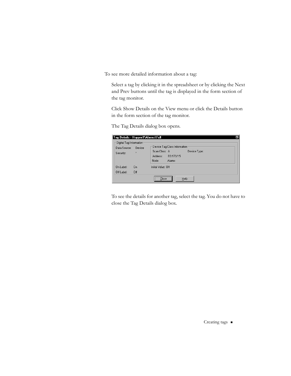 Viewing details, Viewing details -37 | Rockwell Automation 9301 Series RSView32 Users Guide User Manual | Page 117 / 769