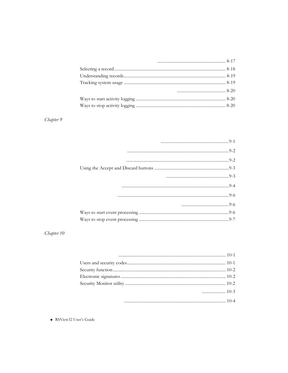 Rockwell Automation 9301 Series RSView32 Users Guide User Manual | Page 12 / 769