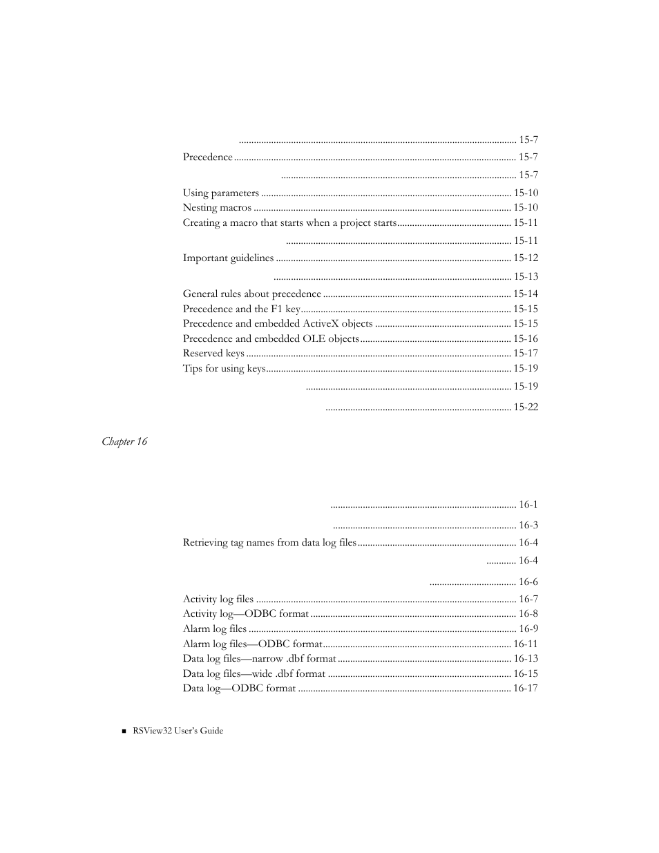 Rockwell Automation 9301 Series RSView32 Users Guide User Manual | Page 22 / 769