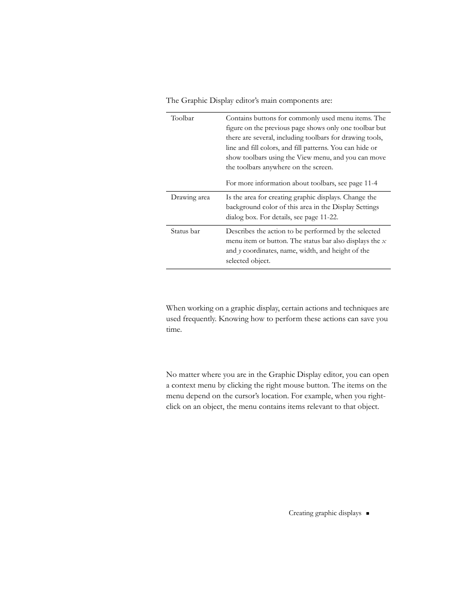 Mastering basic techniques, Using the context menu, Using the context menu -3 | Rockwell Automation 9301 Series RSView32 Users Guide User Manual | Page 296 / 769