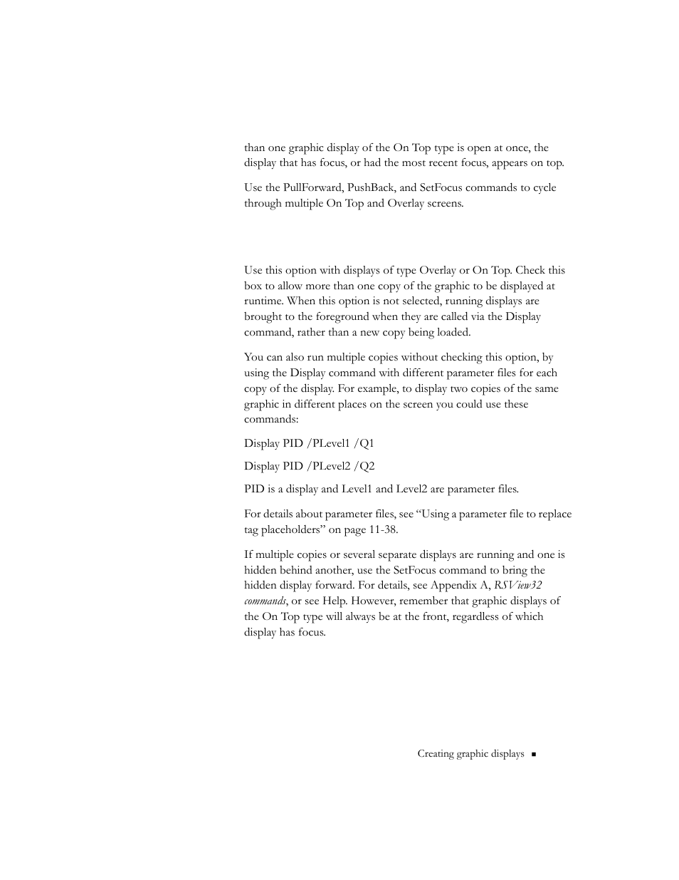 Allowing multiple running copies, Allowing multiple running copies -15 | Rockwell Automation 9301 Series RSView32 Users Guide User Manual | Page 308 / 769