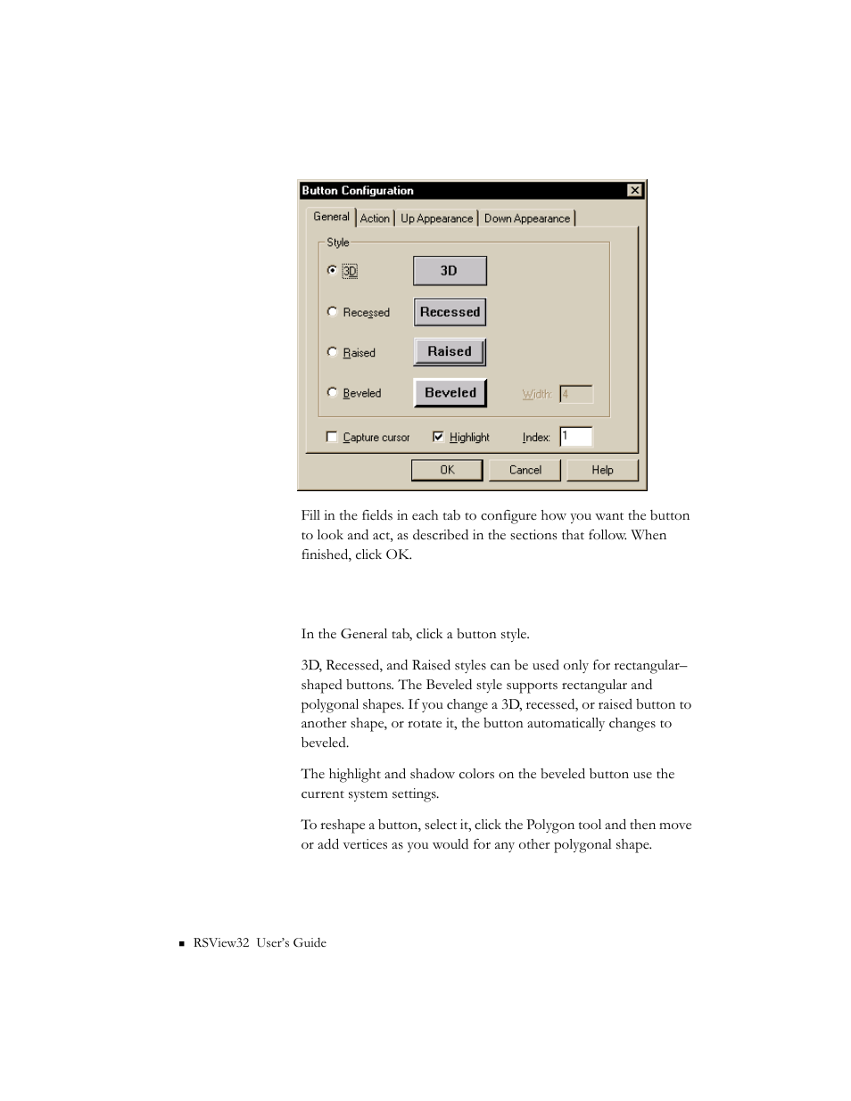 General | Rockwell Automation 9301 Series RSView32 Users Guide User Manual | Page 351 / 769