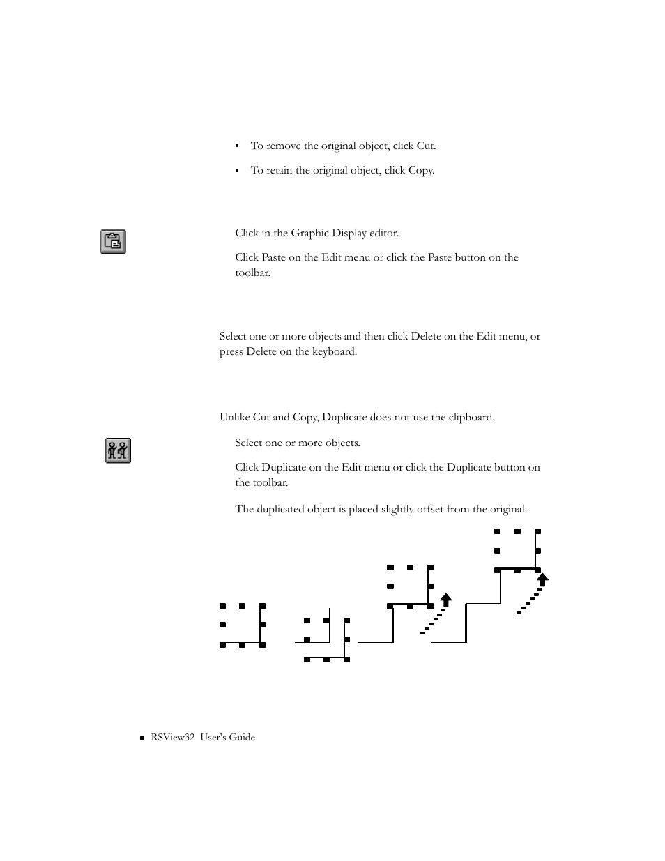 Duplicating objects, Duplicating objects -90 | Rockwell Automation 9301 Series RSView32 Users Guide User Manual | Page 383 / 769