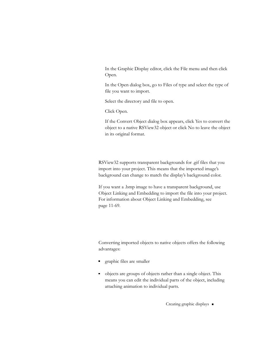 Transparent backgrounds for image files | Rockwell Automation 9301 Series RSView32 Users Guide User Manual | Page 402 / 769